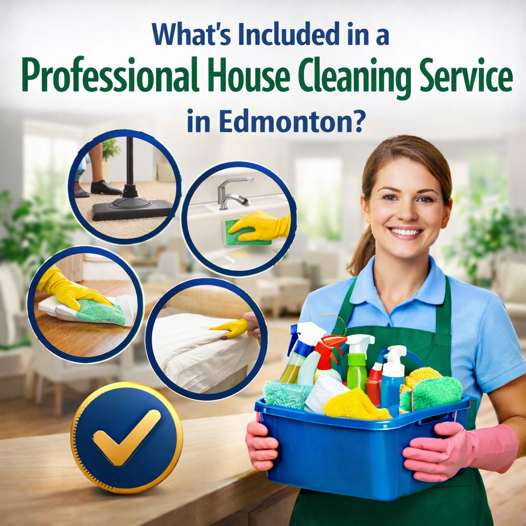 What’s Included in a Professional House Cleaning Service in Edmonton?