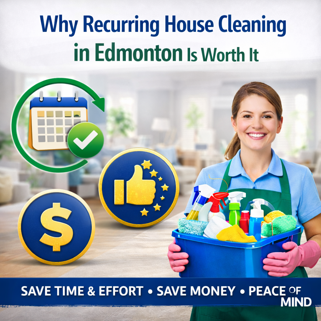Why Recurring House Cleaning in Edmonton Is Worth It