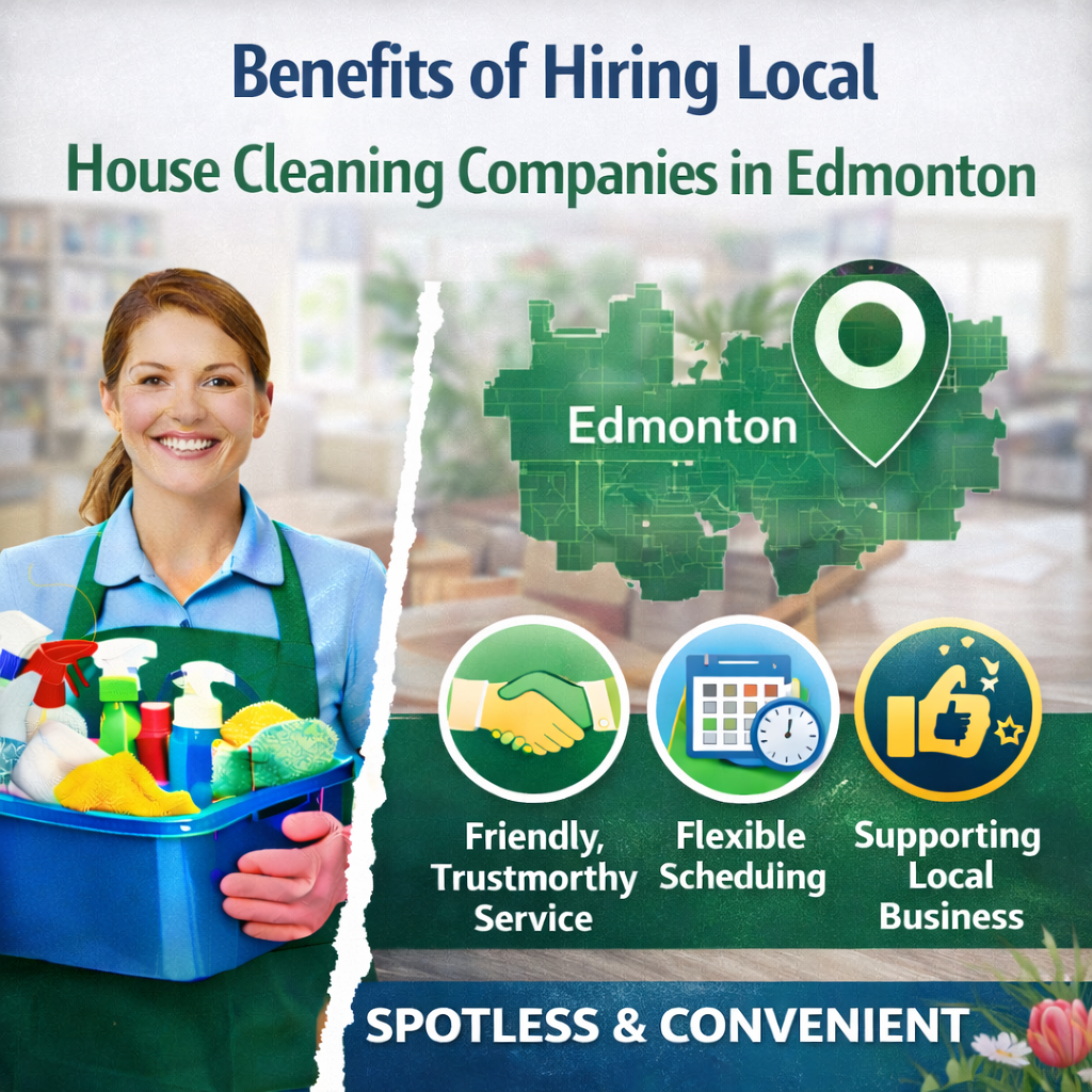 Benefits of Hiring Local House Cleaning Companies in Edmonton
