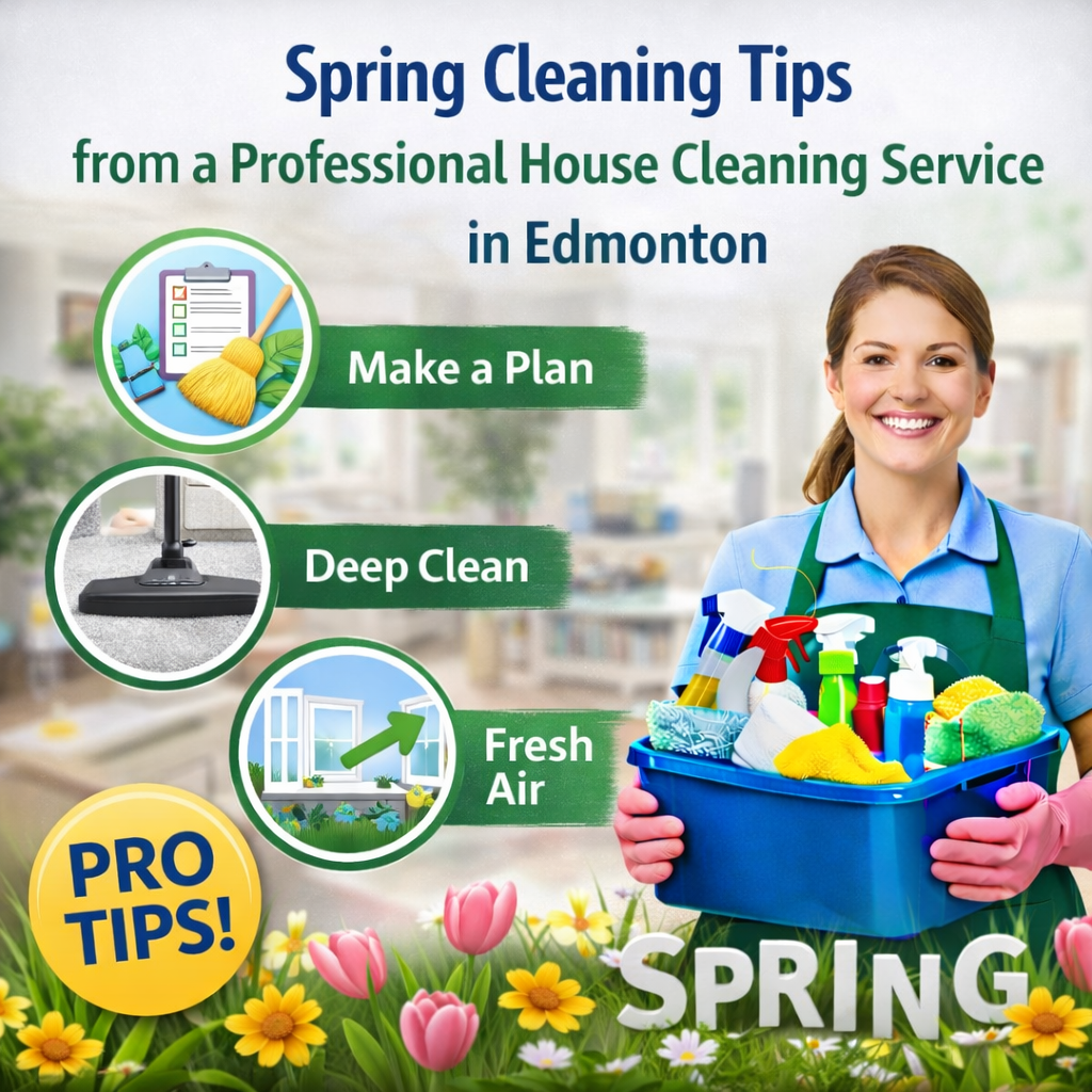 Spring Cleaning Tips from a Professional House Cleaning Service in Edmonton