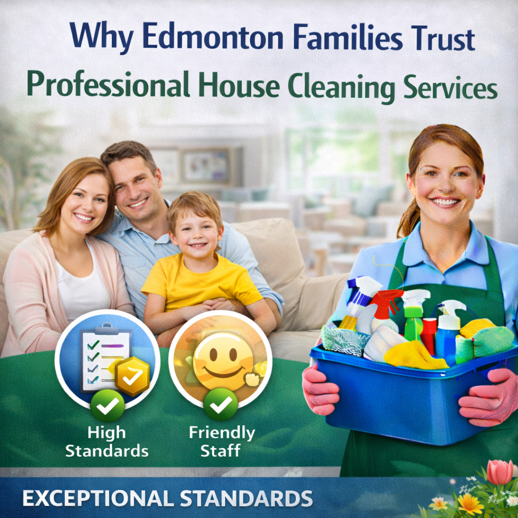 Why Edmonton Families Trust Professional House Cleaning Services