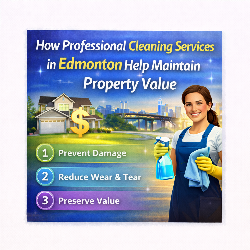 An image for a blog titled How Professional Cleaning Services in Edmonton Help Maintain Property Value