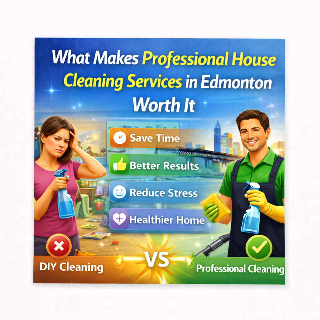 What Makes Professional House Cleaning Services in Edmonton Worth It