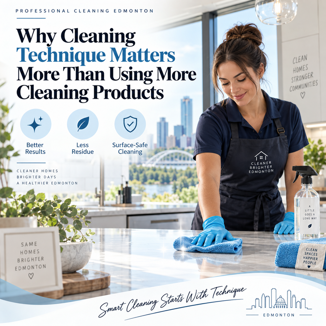 An image for the blog titled Why Cleaning Technique Matters More Than Using More Cleaning Products