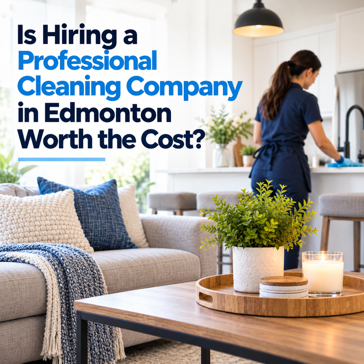 An image for the blog titled Is Hiring a Professional Cleaning Company in Edmonton Worth the Cost